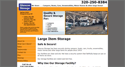 Desktop Screenshot of glencoestoragemn.com