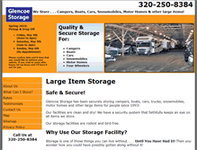 Tablet Screenshot of glencoestoragemn.com